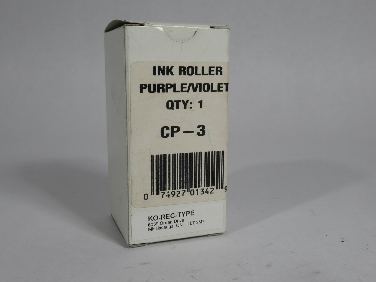 Ko-Rec-Type CP-3 Ink Roller Purple/Violet NEW