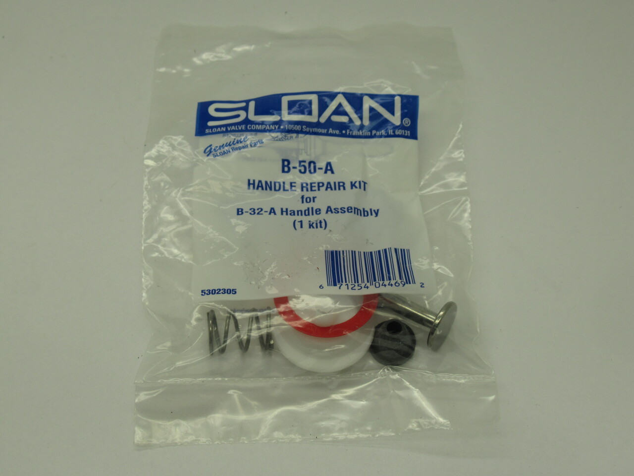 Sloan B-50-A Handle Repair Kit for B-32-A NWB