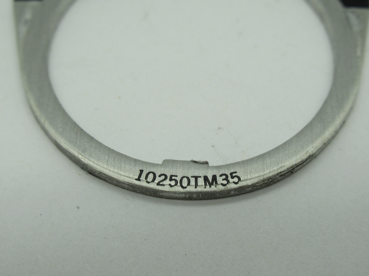 Cutler-Hammer 10250TM35 Push Button Legend Plate Black 1/2 Round *UP* USED