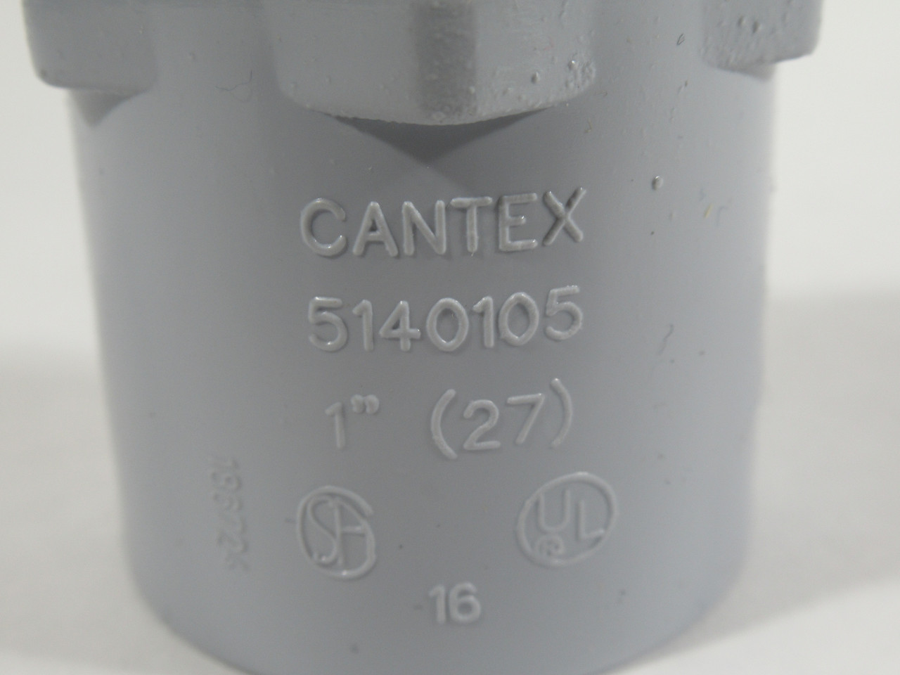 Cantex 5140105 PVC Male Conduit Adapter 1" USED