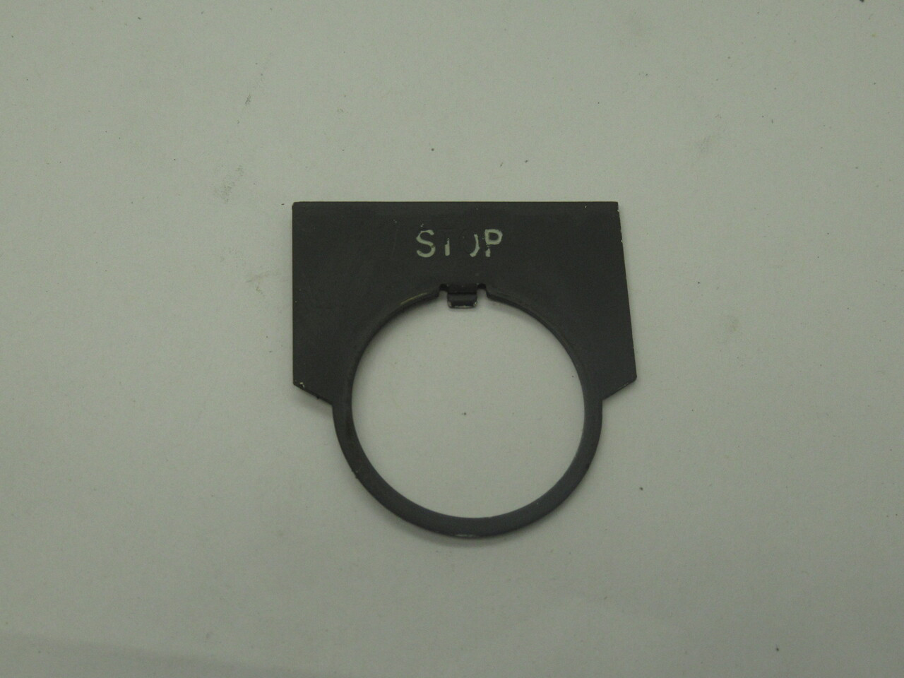 Allen-Bradley 800MR-W20 Bulletin Legend Plate (Stop) USED