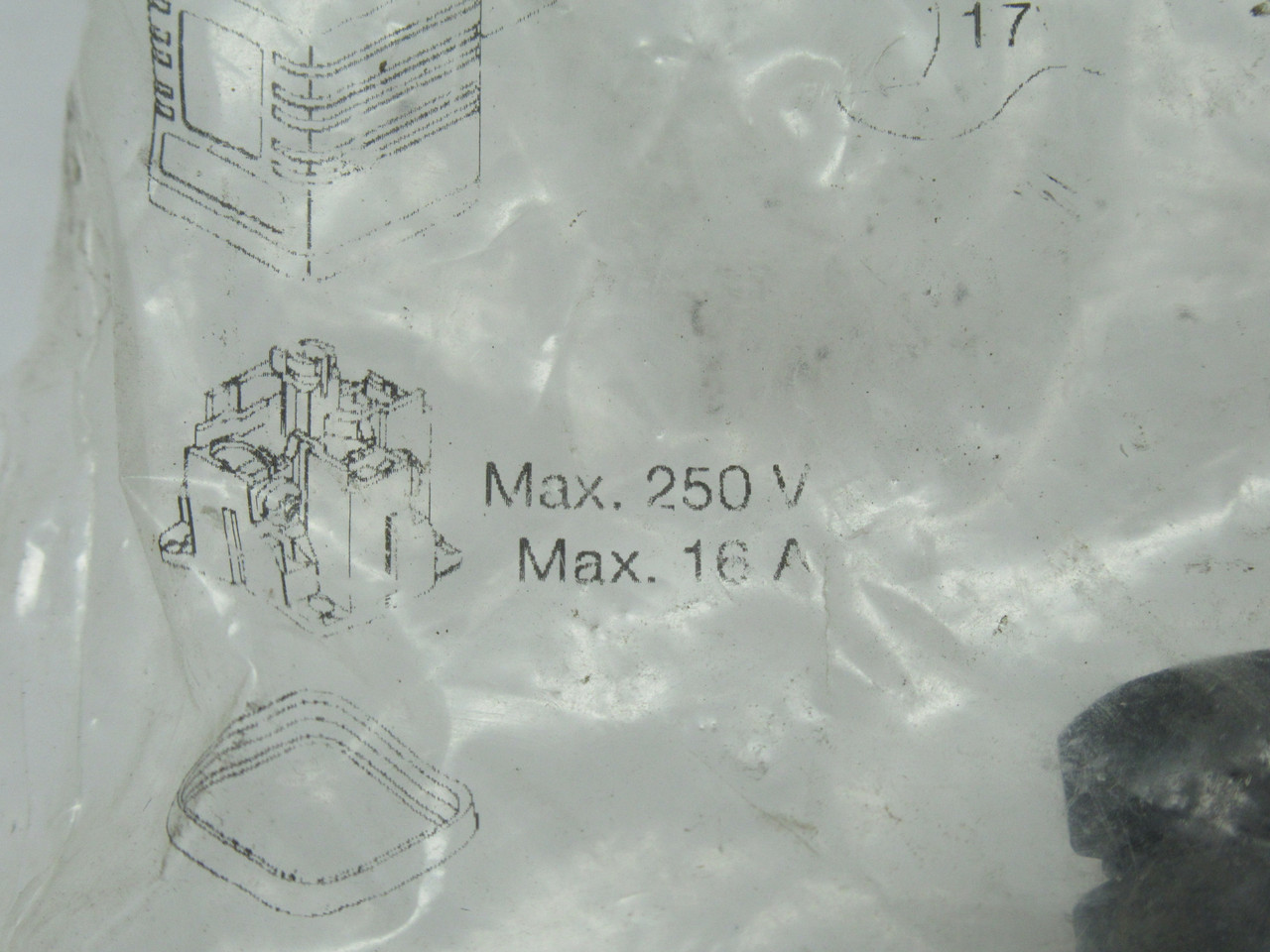 Rexroth 1-834-484-057 Solenoid Valve Connector Socket 16A 250V Max NWB