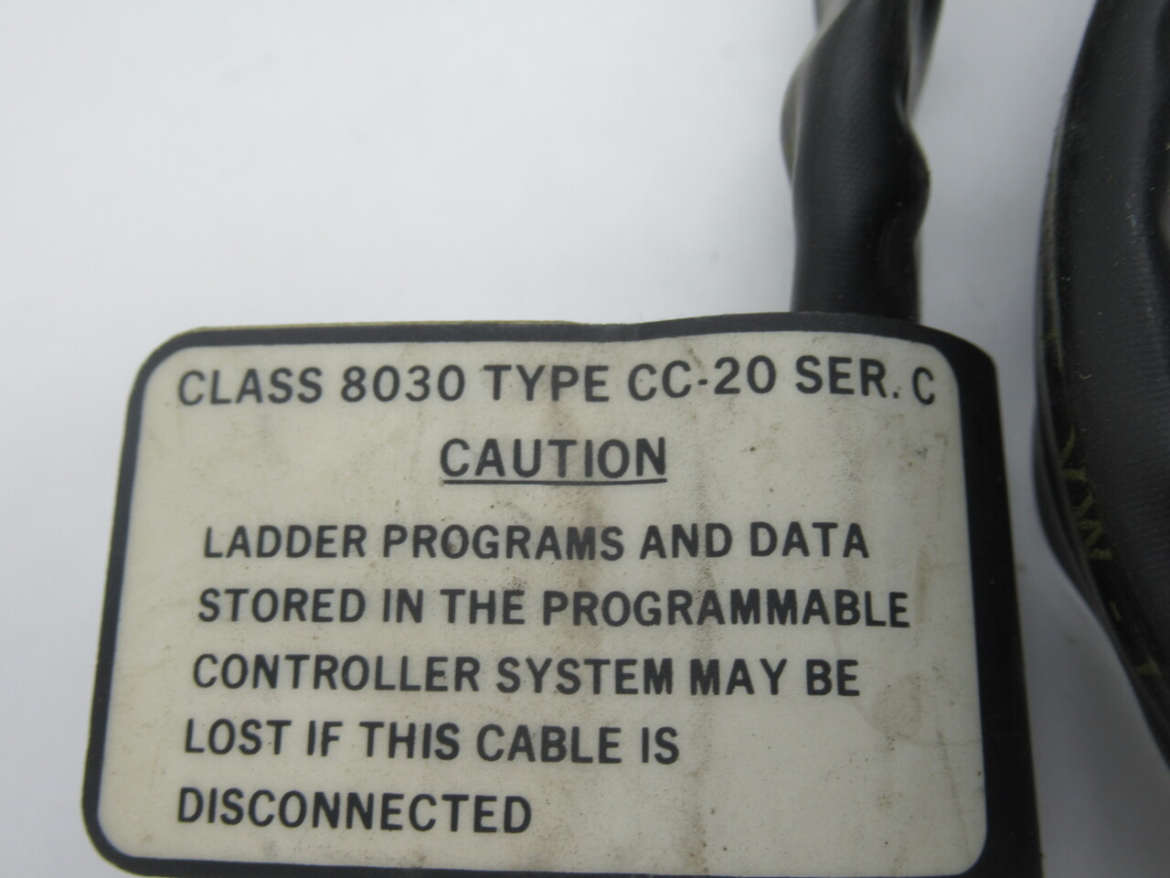 Square D 8030-CC-20 SyMax P2 Power Cable Assembly USED