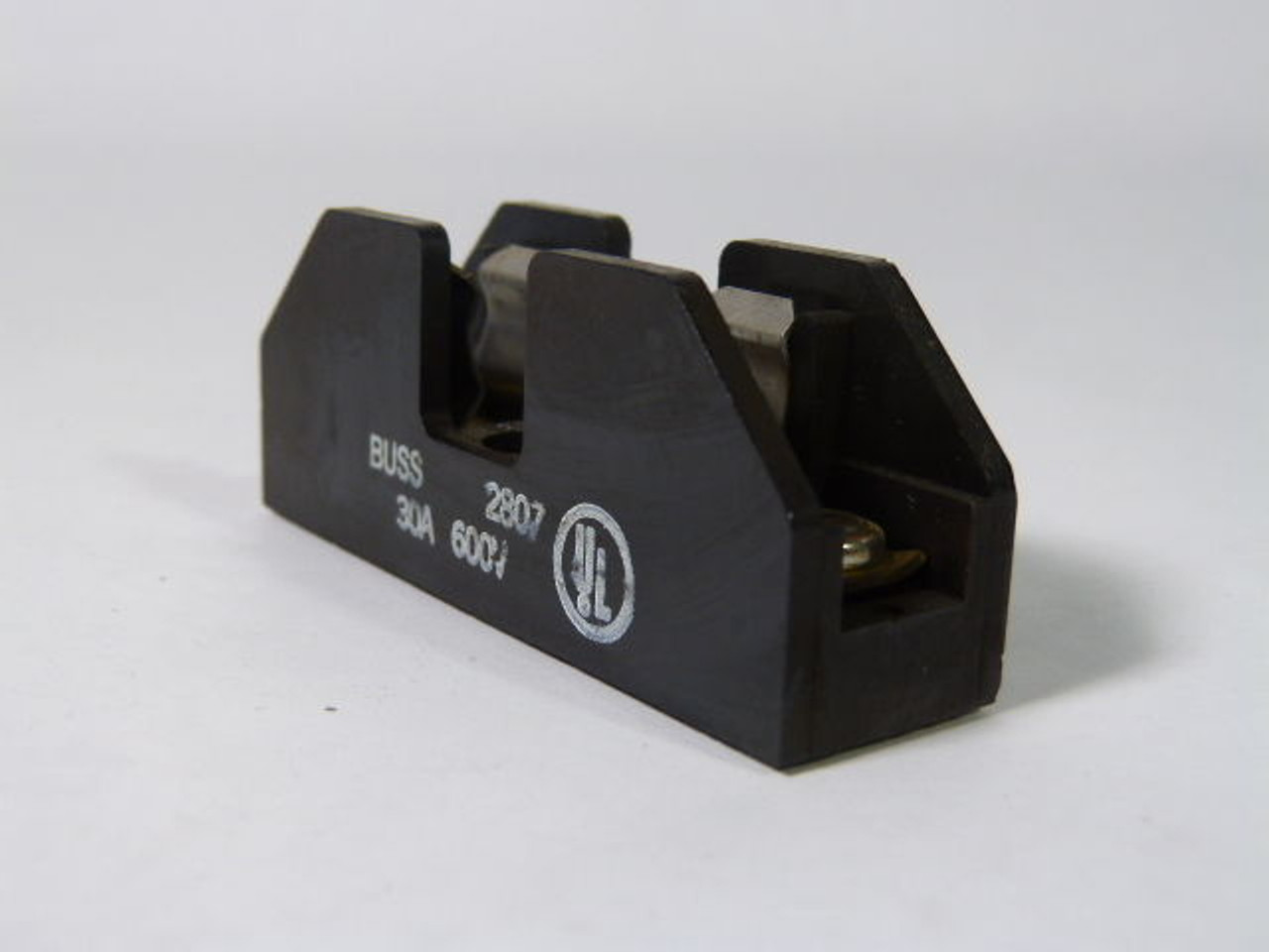 Bussmann 2807 Fuse Holder 30A 600V 1-Pole USED