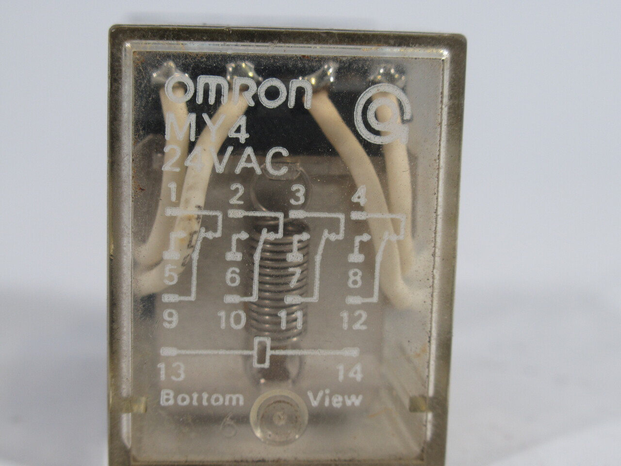 Omron MY4-24VAC Relay Coil 24VAC 5A/240VAC/28VDC 14-Pin USED