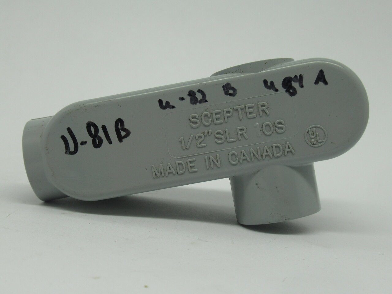Scepter SLR10S Conduit Body 1/2" NO COVER USED