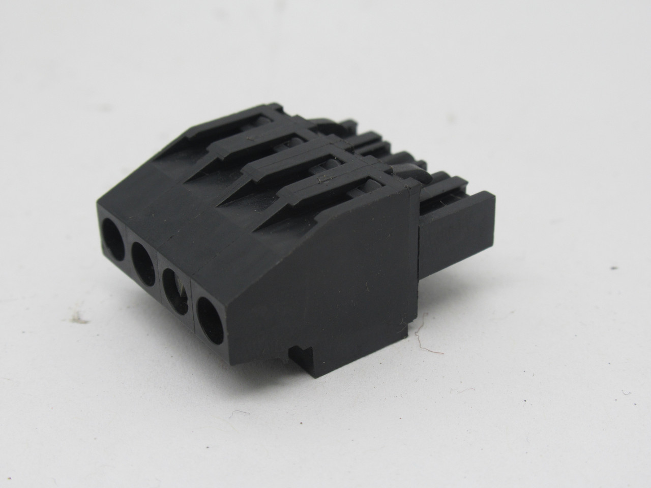 Weidmuller BLZ-5.08/4 Pluggable Terminal Block Black 4-Positions 250V USED