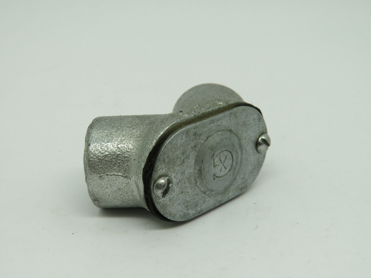 O-Z/Gedney FF-050 Malleable Iron Pulling Elbow 1/2"NPT USED