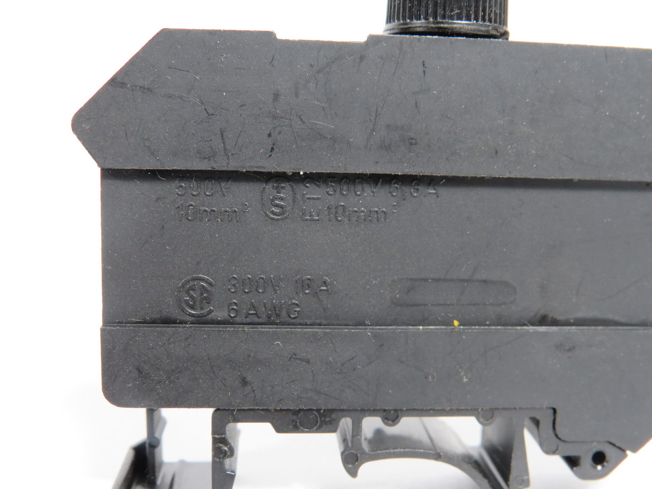 Phoenix Contact UK10-DREHSI Terminal Block 10A 300V 6AWG 6.3A 6.3x32 Fuse USED