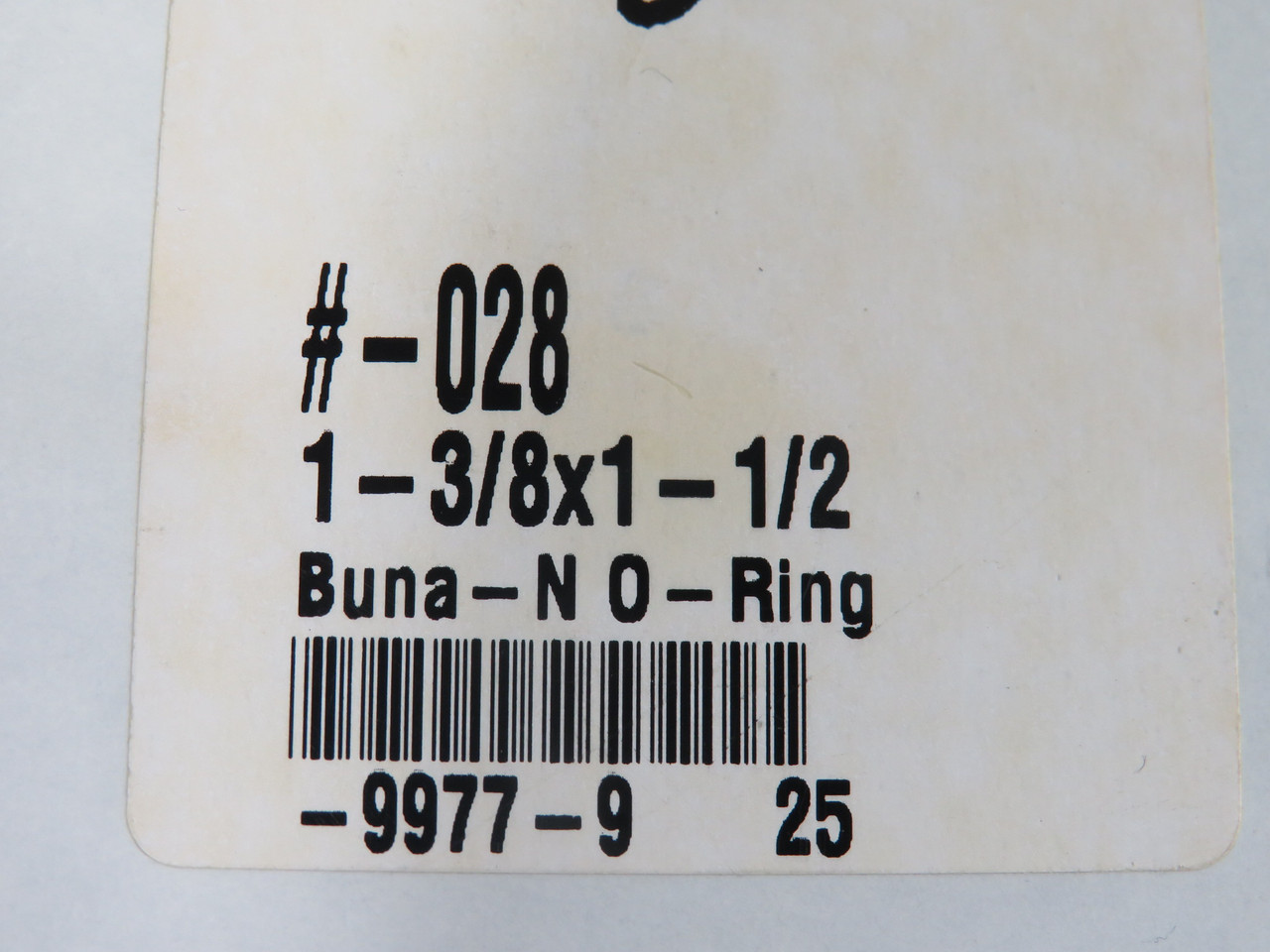 Daemar 028 Nitrile O-Ring 1-3/8" ID 1-1/2" OD 1/16" W Lot of 52 NOP