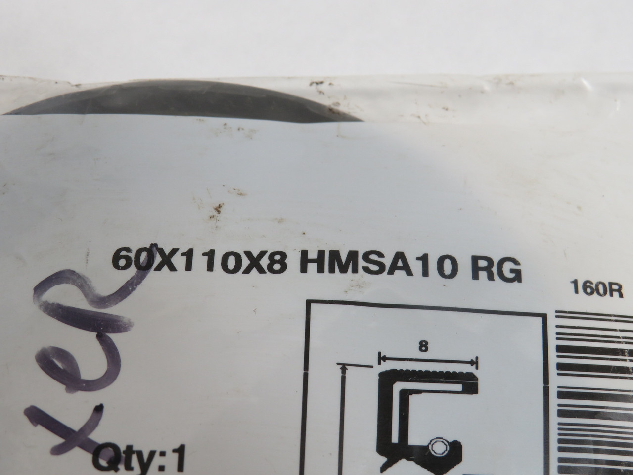 SKF 60X110X8 HMSA10 RG Radial Shaft Seal 110mm OD 60mm ID 8mm W NWB