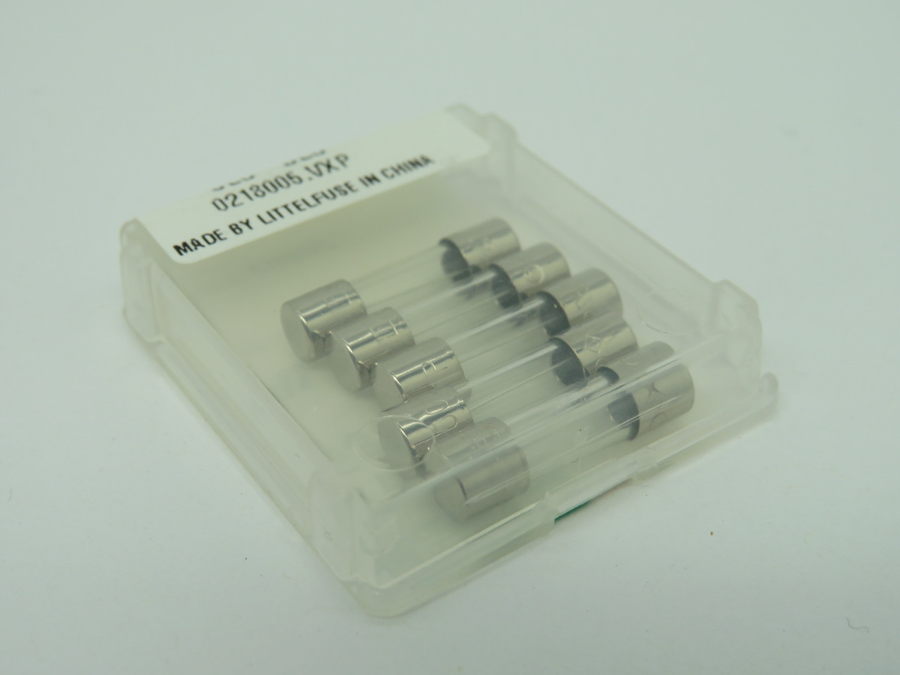 Littelfuse 0218005.VXP Time Delay Glass Fuse 5A 250V 5-Pack NEW