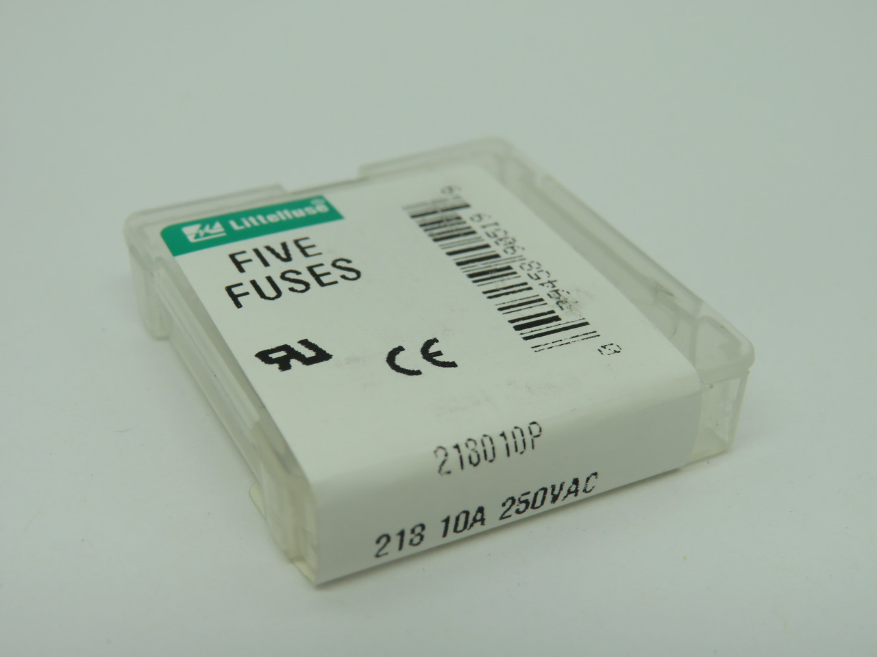 Littelfuse 0218010.VXP Time Delay Glass Fuse 10A 250V 5-Pack NEW