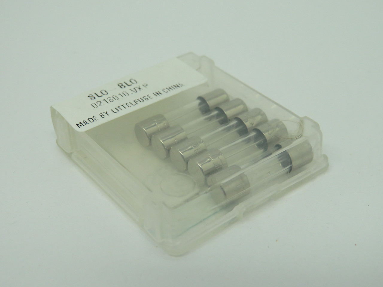 Littelfuse 0218010.VXP Time Delay Glass Fuse 10A 250V 5-Pack NEW