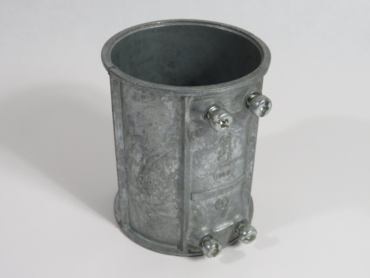 Halex 134-7 Zinc Set Screw Coupling 2-1/2" USED