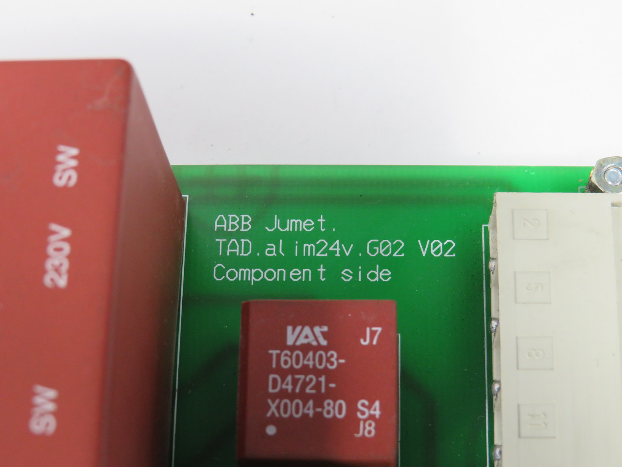ABB Jumet TAD.ALIM24V.G02V02 Printed Circuit Board USED