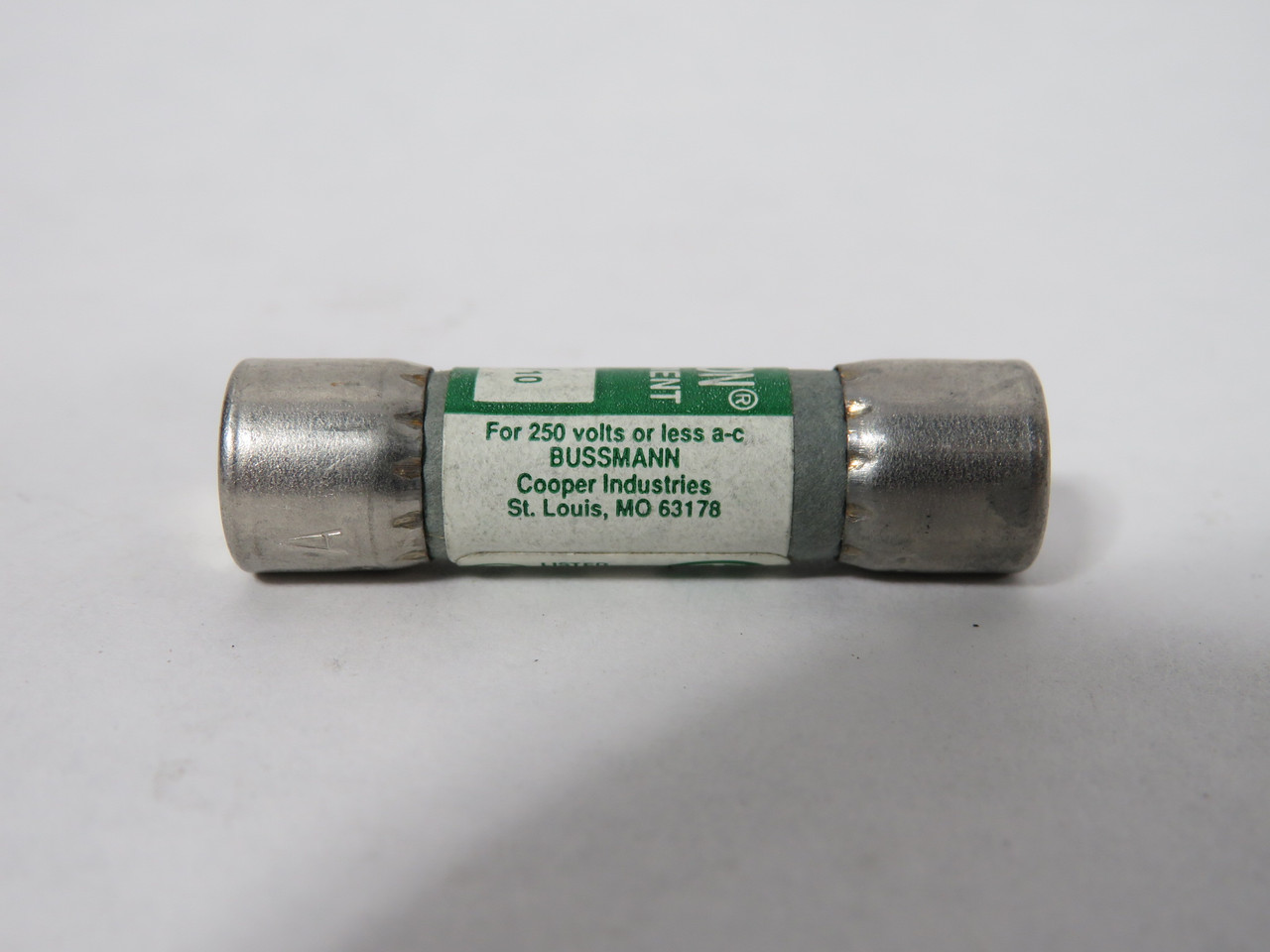 Bussmann Fusetron FNM-1/10 Dual Element Fuse 1/10A 250V USED