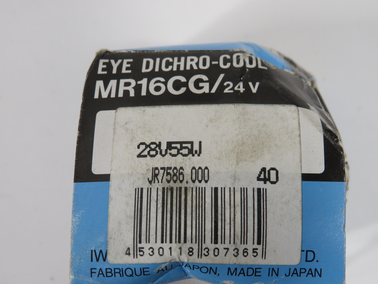 Iwasaki MR16CG/24V Dichro-Cool Bulb 28V 55W BOX DAMAGE NEW