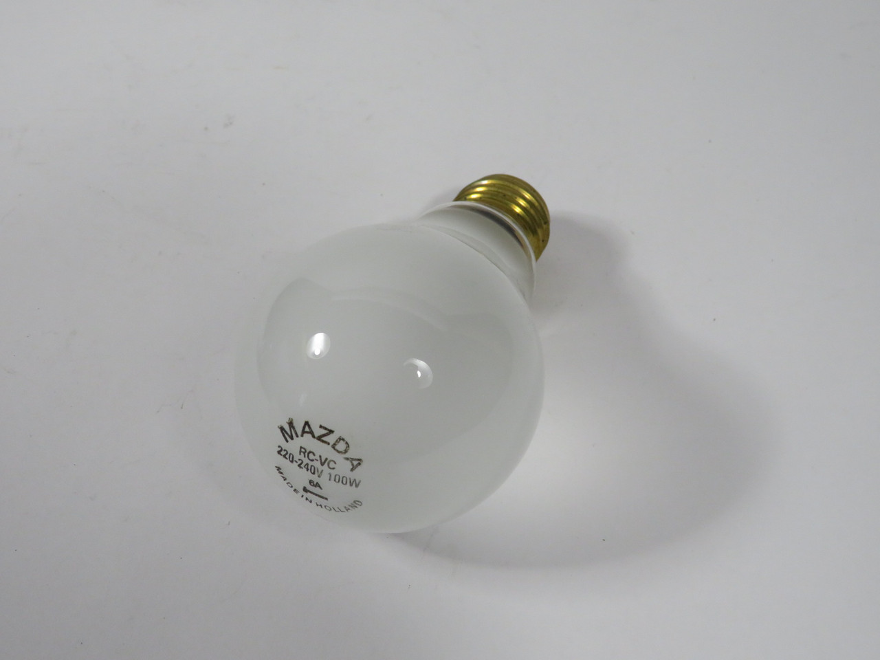 Mazda RC-VC Frosted Light Bulb 100W 220-240V BOX DAMAGE NEW