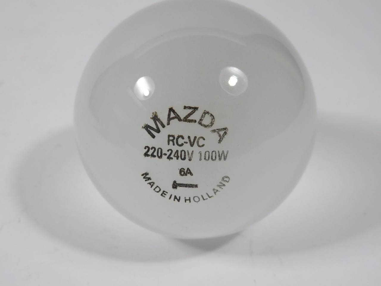 Mazda RC-VC Frosted Light Bulb 100W 220-240V BOX DAMAGE NEW