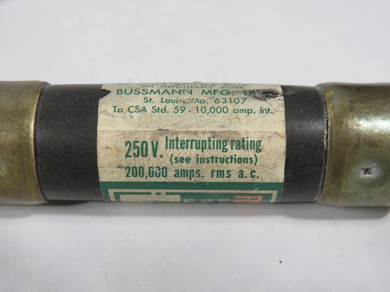Bussmann Fusetron FRN-45 Dual Element Time Delay Fuse 45A 250V Lot of 10 USED