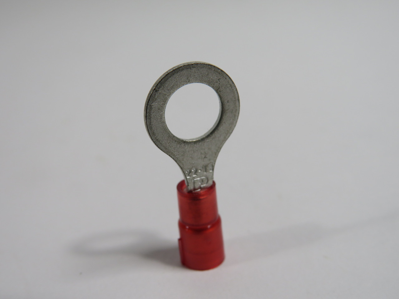 Generic Insulated Ring Tongue Terminal 22-18AWG 1/4" M6 Stud Lot of 13 NOP