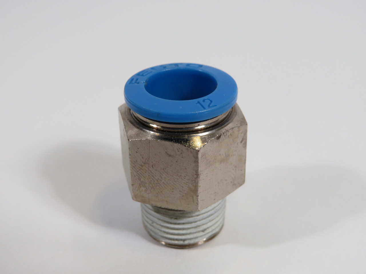 Festo 153009 QS-3/8-12 Push-In Fitting R3/8" Thread 12mm Tube OD ! NOP !