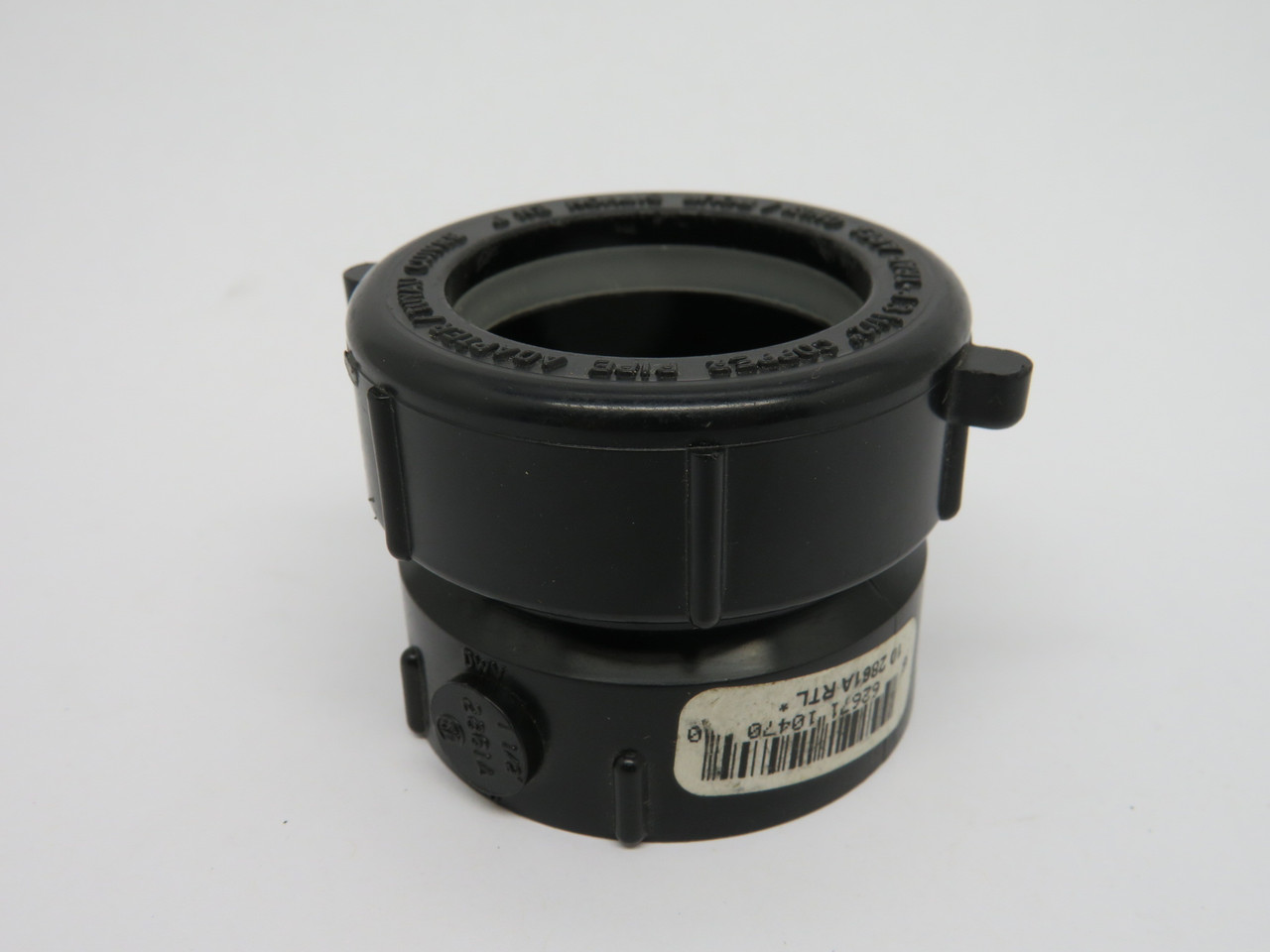 Canplas 102861A ABS Pipe Adapter w/ Washer & Nut 1-1/2" Hub ! NOP !