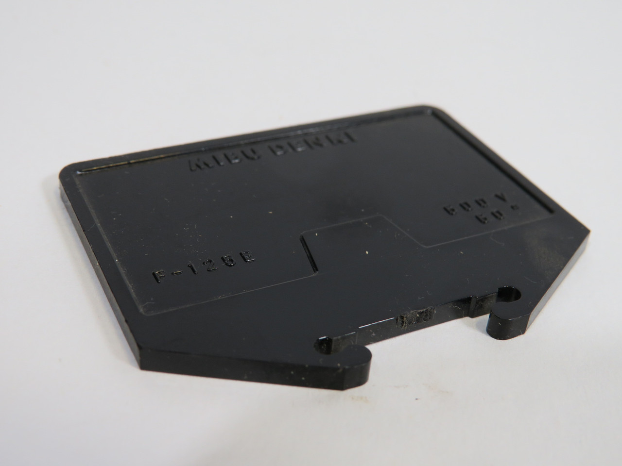 Mibu Denki F-125E Terminal Block End Plate 600V USED
