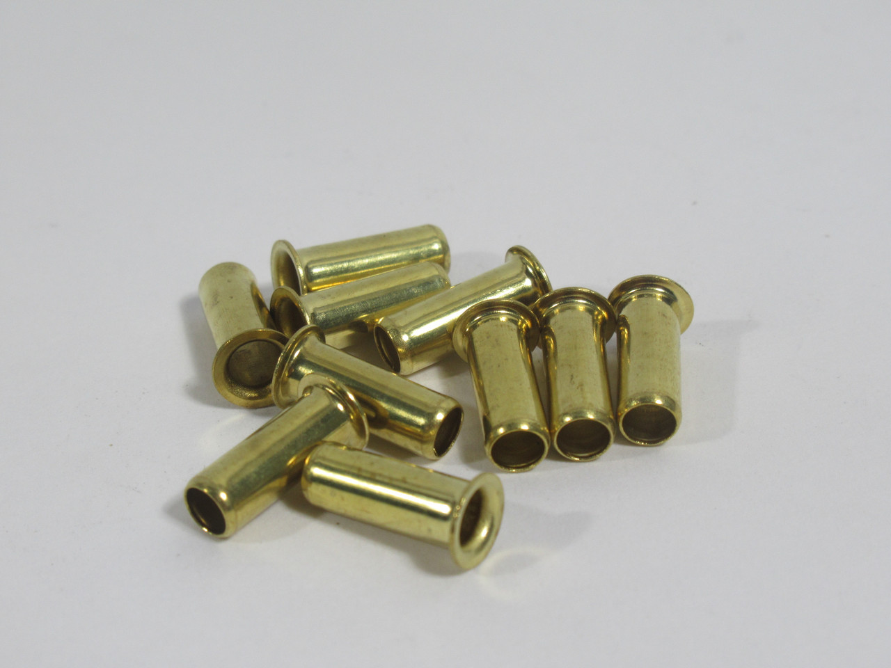 Generic Brass Compression Fitting Sleeve Insert 5/16" Tube Lot of 10 NOP