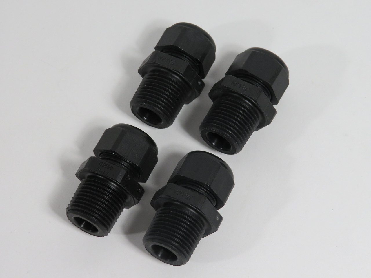 Hummel 1.209.3801.71 Polyamide Cable Gland 3/8"NPT 2-6mm Black Lot of 4 NOP