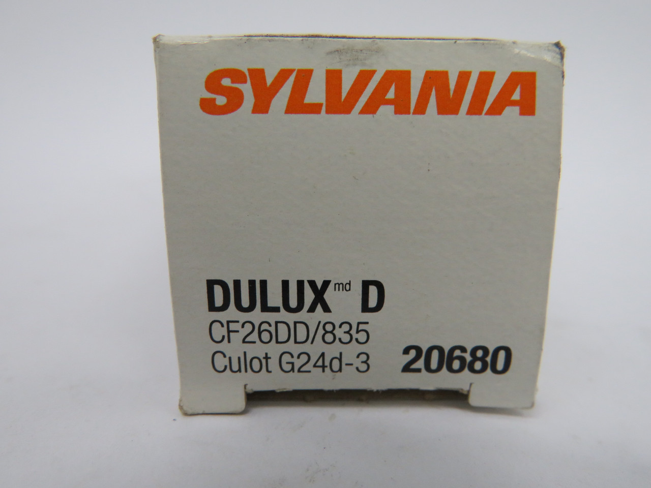 Sylvania CF26DD/835ECO Dulux D Compact Fluorescent Lamp 26W 3500K (20680) NEW