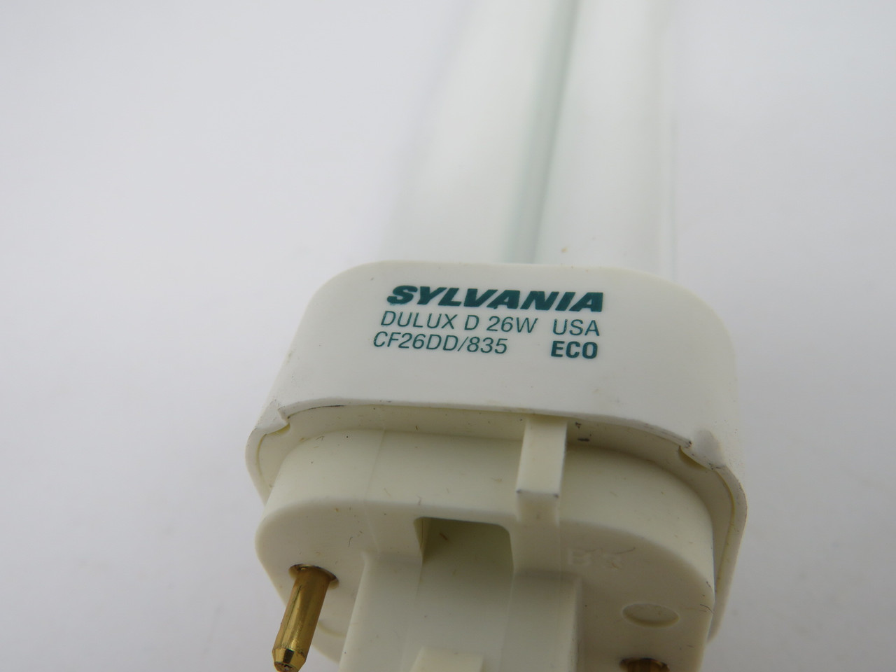 Sylvania CF26DD/835ECO Dulux D Compact Fluorescent Lamp 26W 3500K (20680) NEW