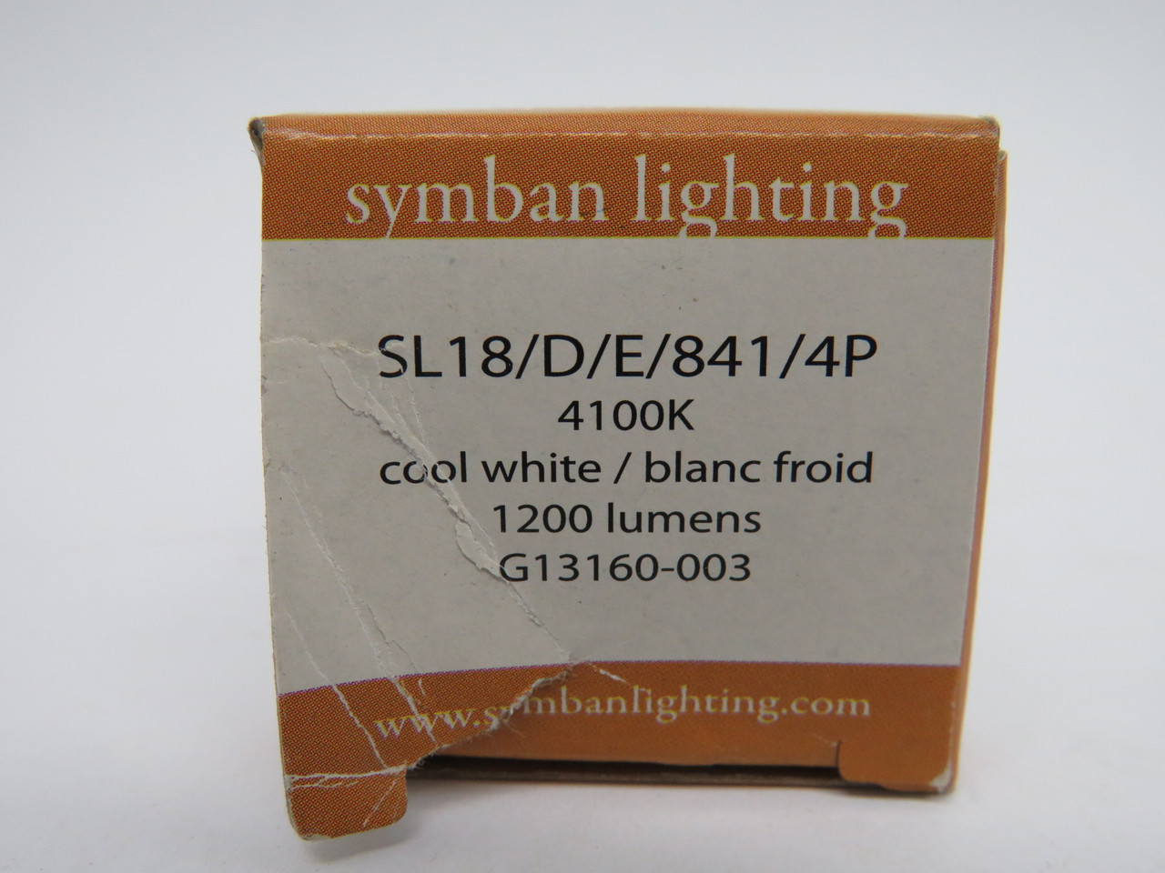Symban SL18/D/E/841/4P Compact Fluorescent Lamp 18W 4100K *Dmg'd Box* NEW