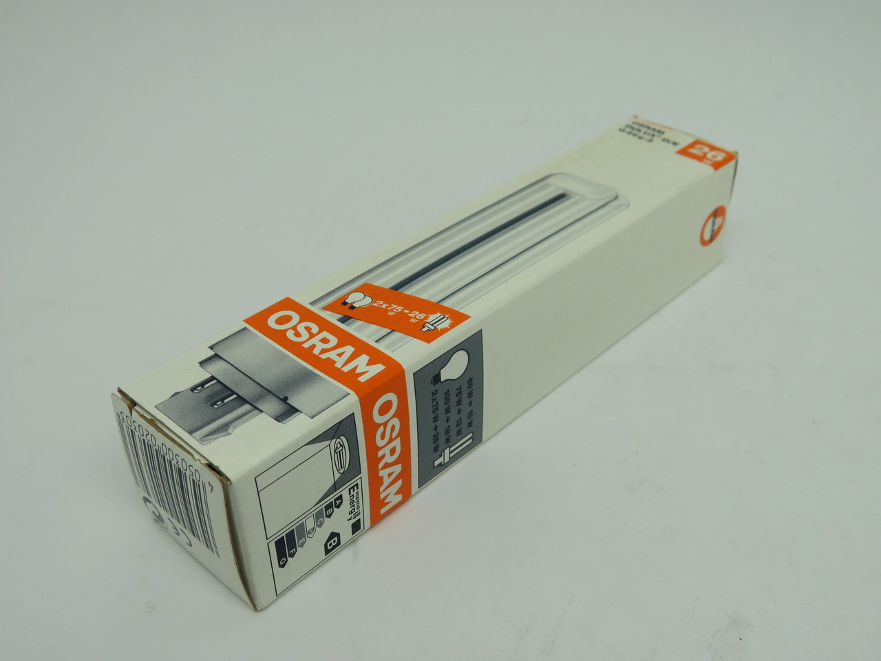 Osram D/E-26W/21-840 Dulux Compact Fluorescent Lamp 26W 4000K G24q-3 NEW