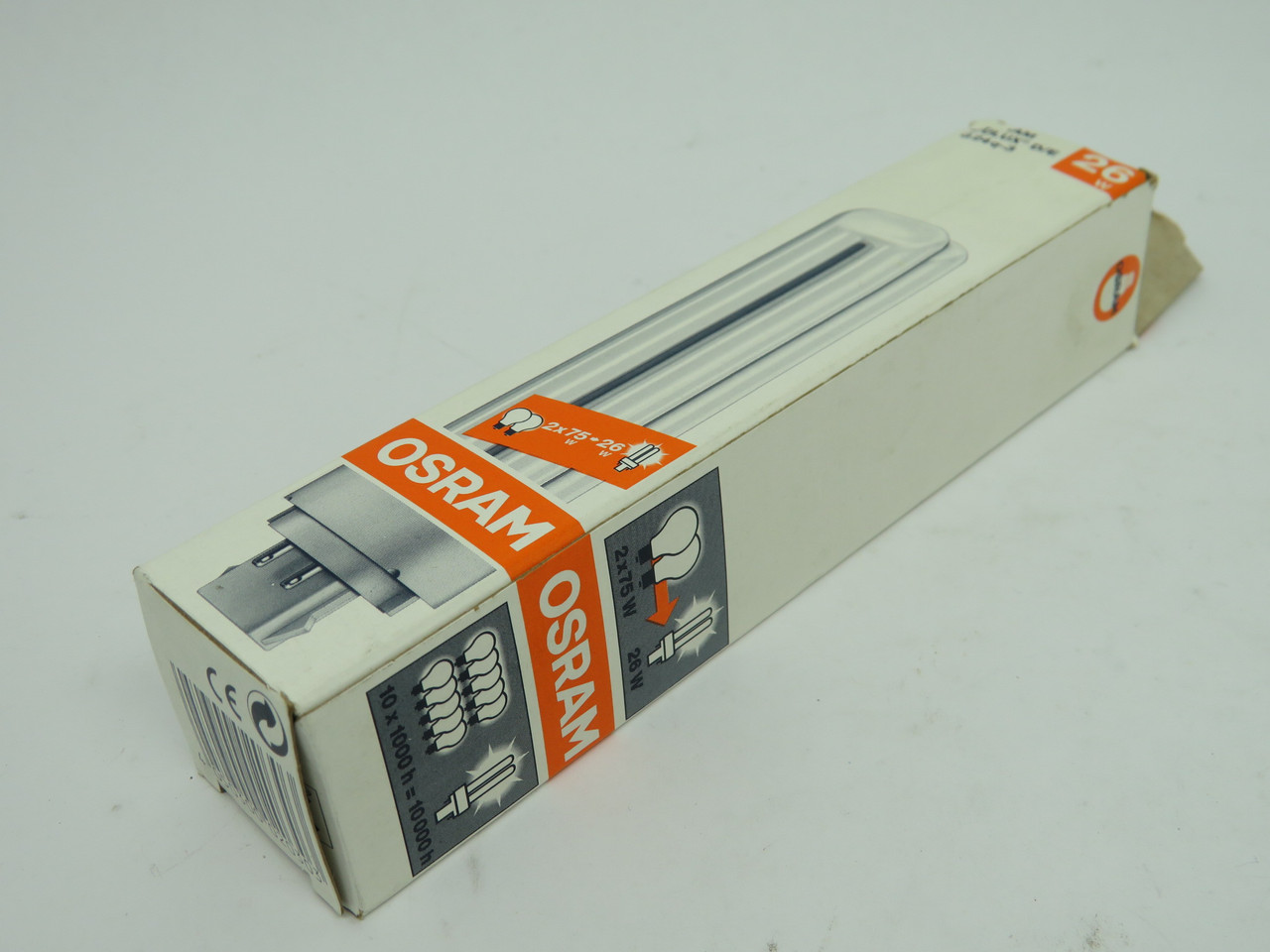 Osram D/E-26W/21-840 Dulux Compact Fluorescent Lamp 26W 4000K BOX DMG NEW
