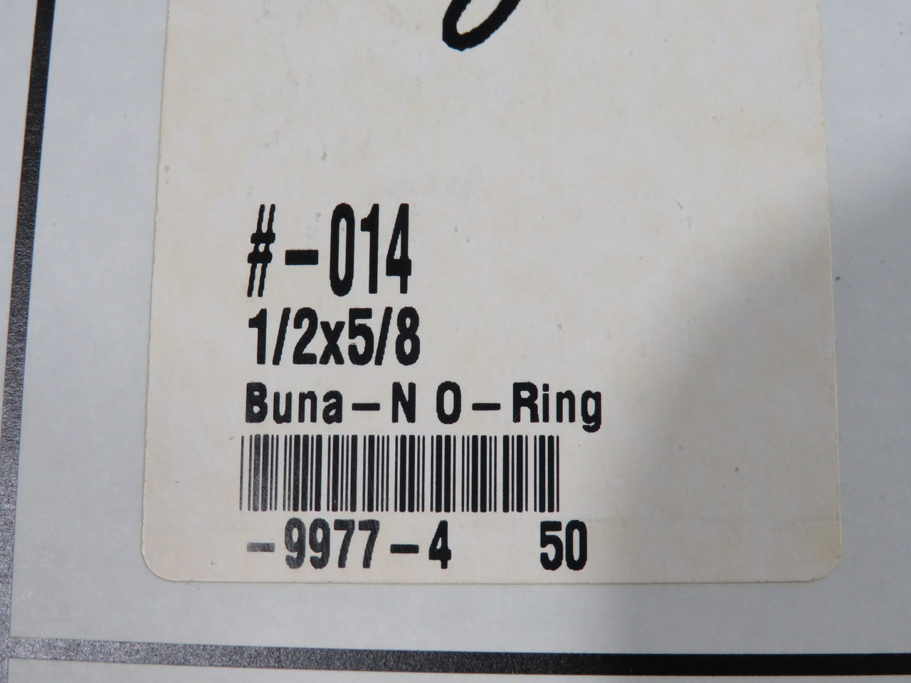 Daemar 014 Nitrile O-Ring 1/2" ID 5/8" OD 1/16" W Lot of 22 NOP
