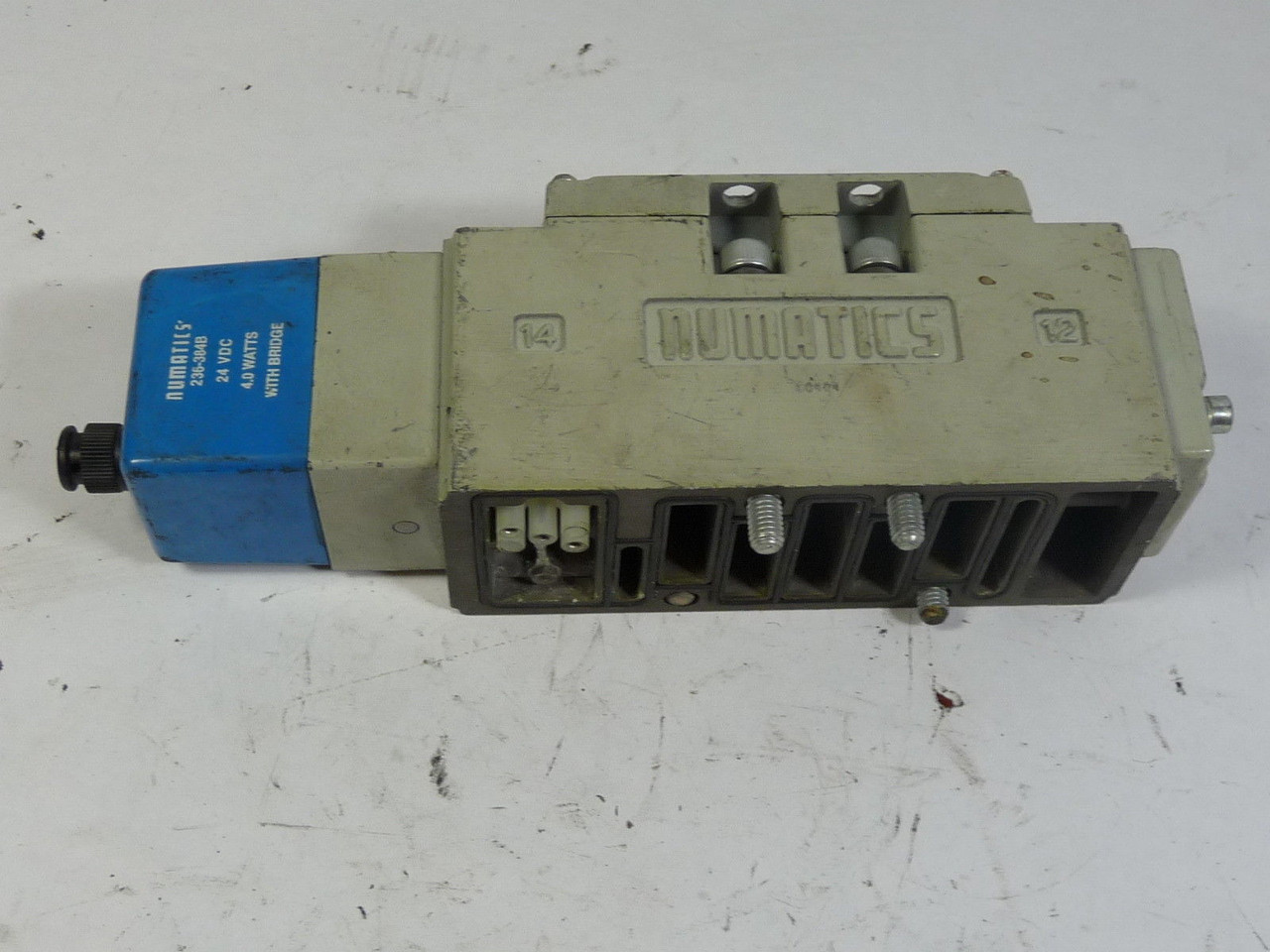 Numatics I23BA400KP Solenoid Valve 24 VDC USED