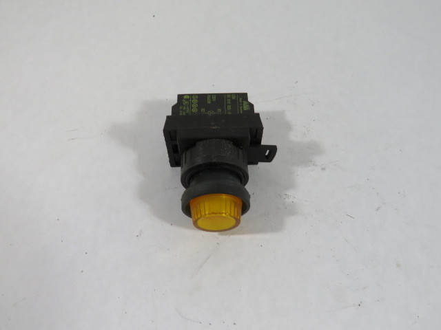 ABB KL2-100Y 1SFA616402R1003 Yellow Pilot Light Assembly 230V 2W USED