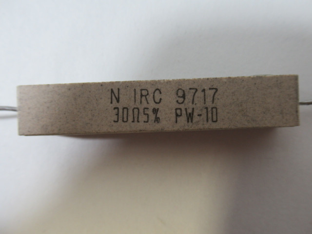 Generic PW-10 Sandblock Resistor 30 Ohms 5% ! NOP !