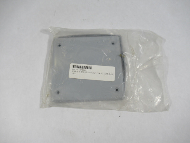 Scepter BRC20-2 PVC Blank Cover 4-3/4"x4-3/4" C/W Gasket ! NEW !