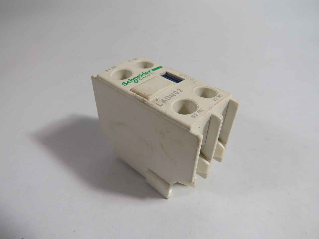 Schneider Electric LADN02 Auxiliary Contact Block 10A 690V 2NC USED