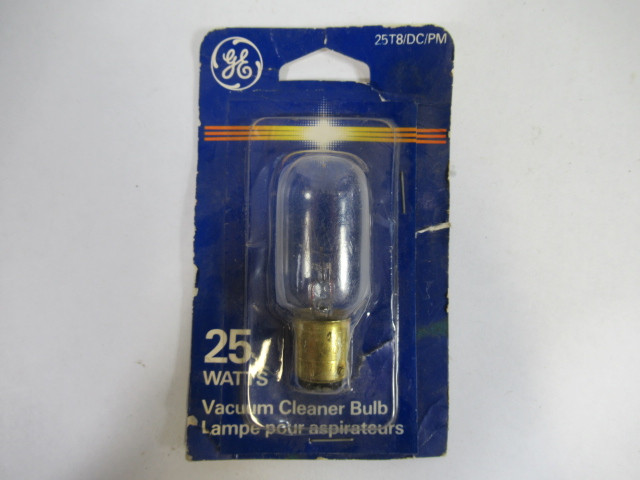 General Electric 25T8/DC/PM Vacuum Cleaner Bulb 25Watts PACKAGE DAMAGE NEW