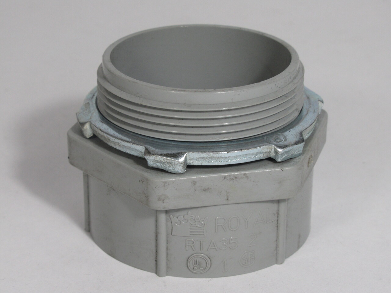 Royal RTA35 Conduit Terminal Adapter 2" with Nut USED