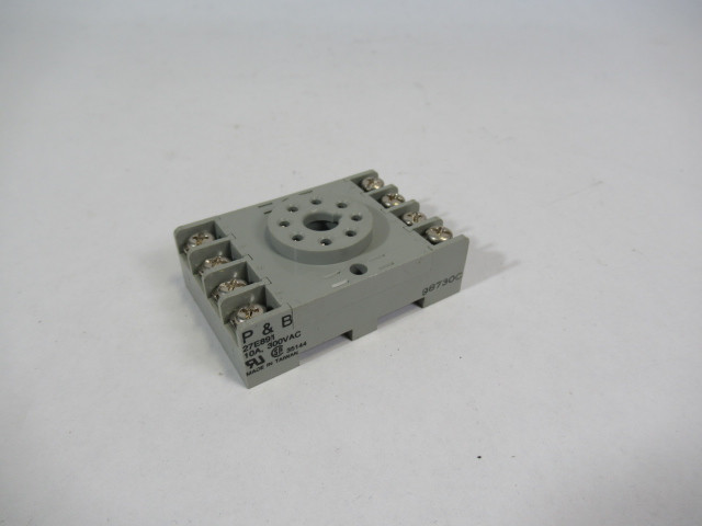 Potter & Brumfield 27E891 Relay Socket 8 Pin 10A 300VAC Style 98730C USED