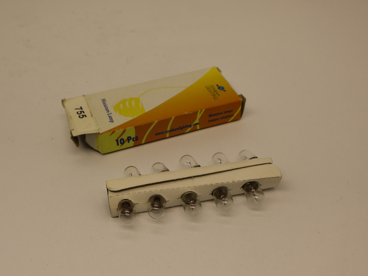 Symban 755 Miniature Lamps 6.3V 0.15A 10-Pk NEW