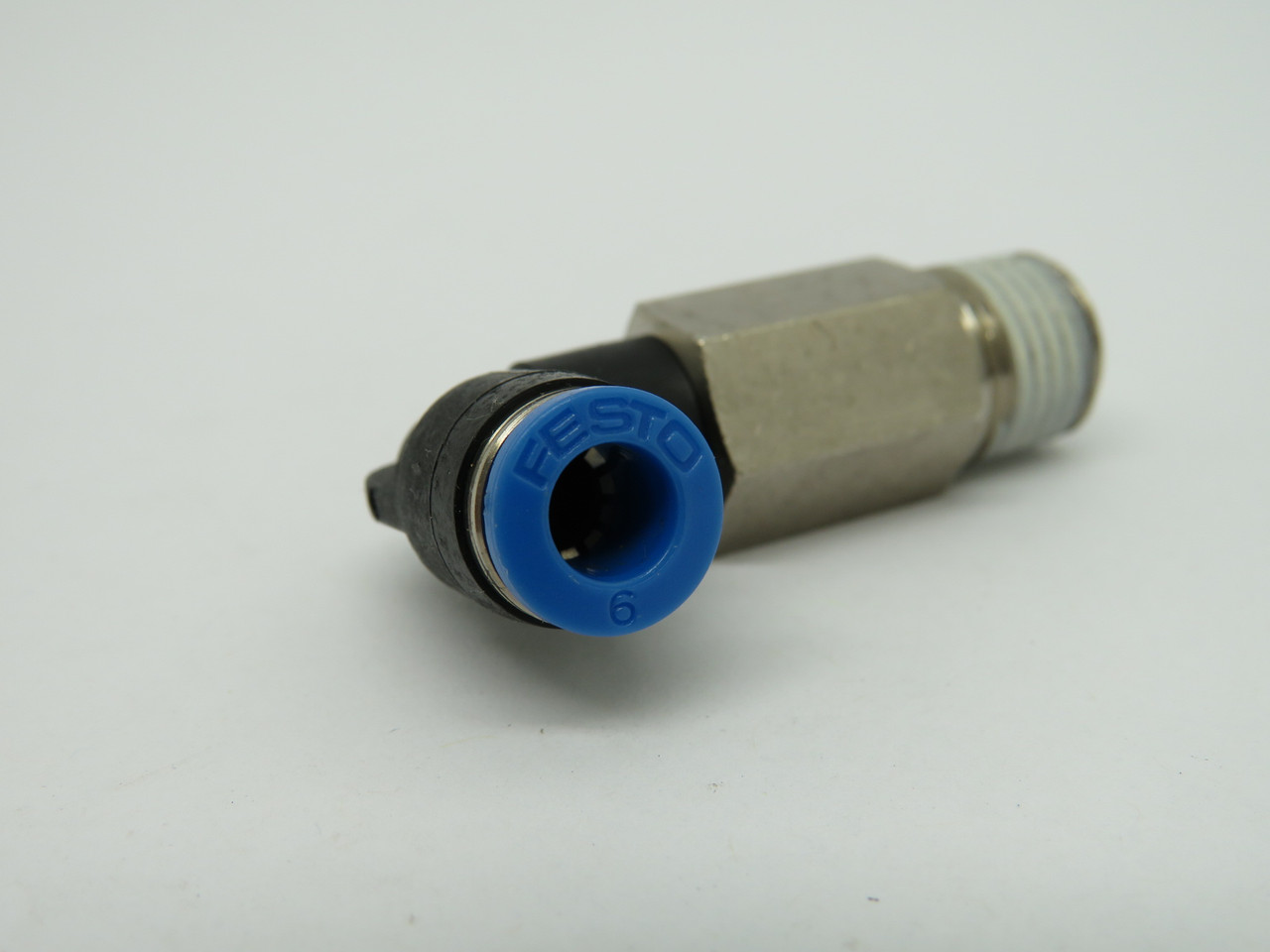 Festo 153078 QSLL-1/4-6 Push-In Long L-Fitting R1/4 Thread 6mm Tube OD ! NOP !