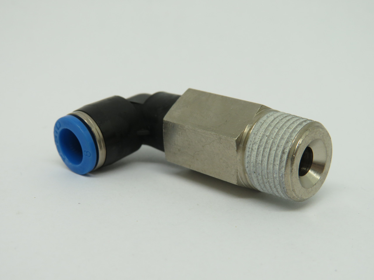 Festo 153081 QSLL-3/8-8 Push-In Long L-Fitting R3/8 Thread 8mm Tube OD ! NOP !