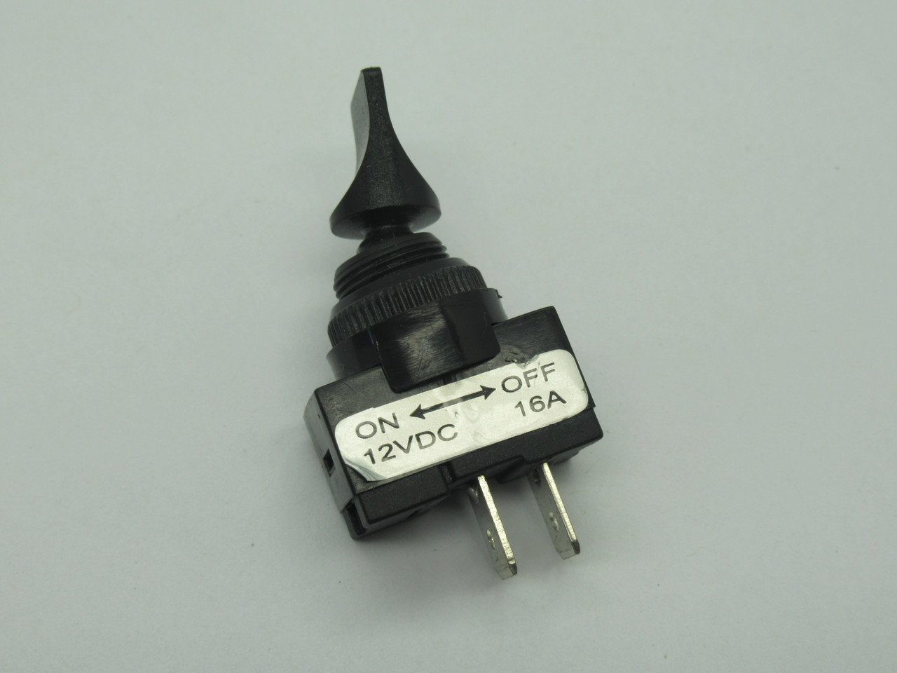Generic Paddle Lever Toggle Switch 16A 12VDC w/ Solder Lugs ! NOP !