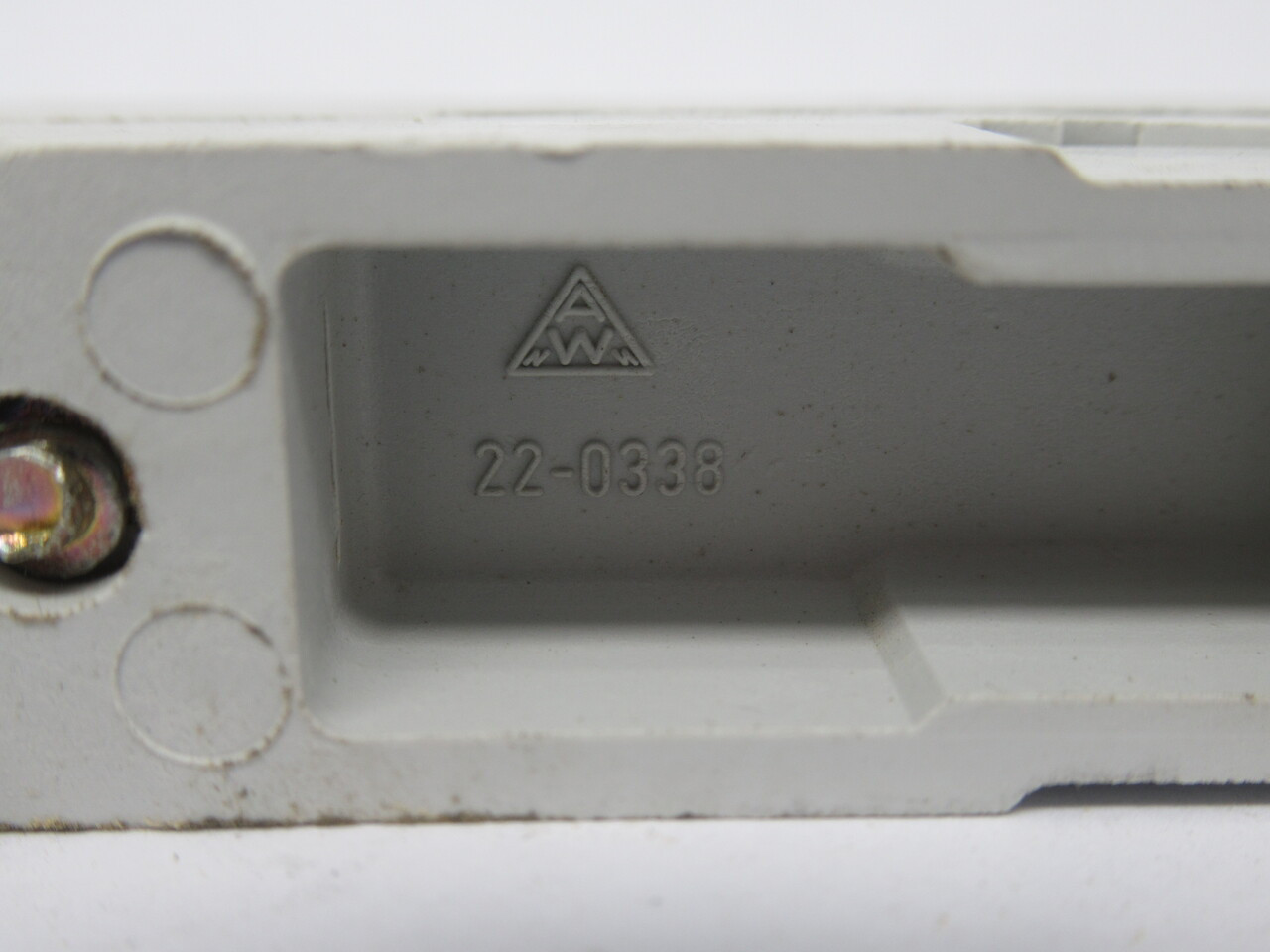 Wohner 22-0338 Busbar Support Bracket USED